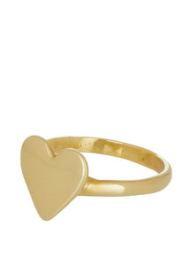 Heart Ring - Brass
