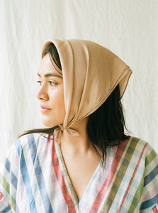 Silk Plant Dyed Bandana - Mauve