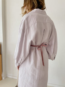 Mei Linen House Dress - Lilac