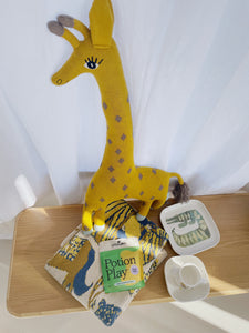 Noah Giraffe Cushion - Curry