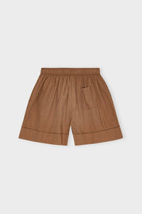 Organic Poplin Cotton Shorts