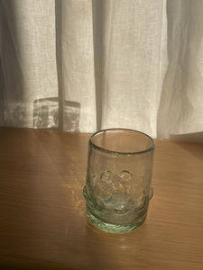 Mexican Recycled Dot Drinking Glass