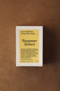 Yuzu and Sencha Toning Bar Soap with E3Live