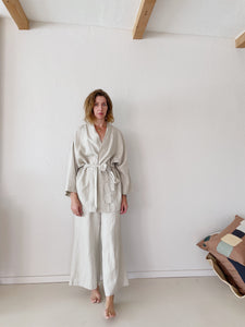 Naoko Linen Kimono Sleepwear Set