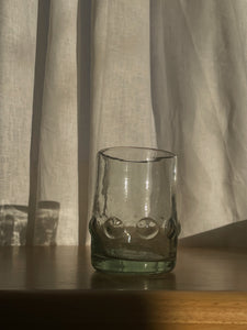 Mexican Recycled Dot Drinking Glass