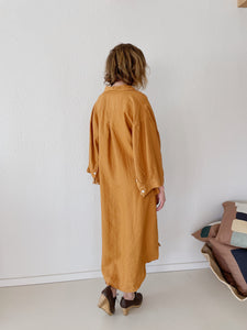 Mei Linen House Dress - Clay