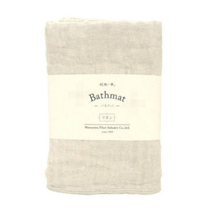 Natural Bath Mat - Linen Blend