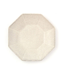 Mino Ware Octagon Plate Small Ivory