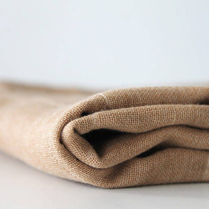 Organic Cotton Face Towel - Brown