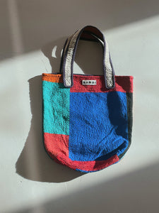 The Xoti Zero Waste Quilted Kantha Bag, Reversible - 003