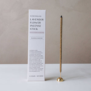 Lavender Flower Hand-Rolled Incense