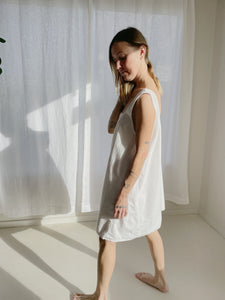 Vintage French Linen Gown