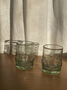 Mexican Recycled Dot Drinking Glass