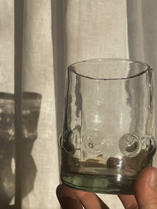 Mexican Recycled Dot Drinking Glass