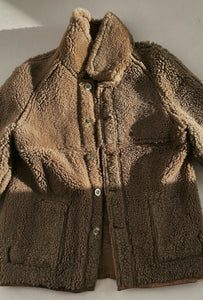 Vintage Reversed Shearling Coat