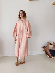 Mei Linen House Dress - Musk