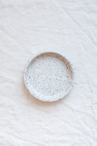 Small Offering Plate - Cream Speckle