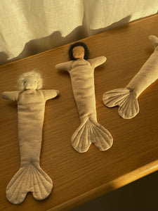 Raw Silk + Lambswool Sea Child Doll