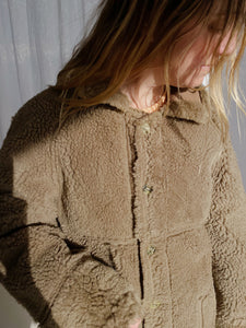 Vintage Reversed Shearling Coat