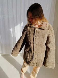 Vintage Reversed Shearling Coat