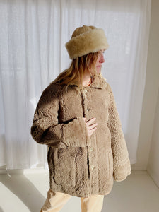 Vintage Reversed Shearling Coat