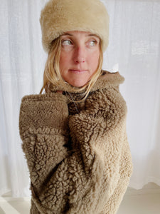 Vintage Reversed Shearling Coat