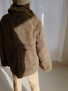 Vintage Reversed Shearling Coat