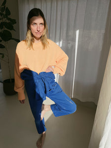 Preorder - Vintage Workwear Long Sleeve Jumpsuit - French Blue