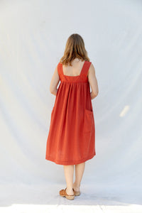 Pilar Dress - Burnt Orange