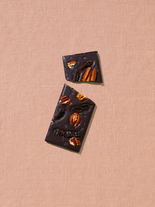 Medjool Date + Pecan + Himalayan Salt, Date-Sweetened Chocolate Bar