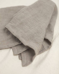 Stone Washed Linen Hemmed Dinner Napkin