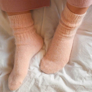 Wool Socks - Peach