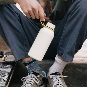 Insulated Reusable Bottle 12 oz - Ivory